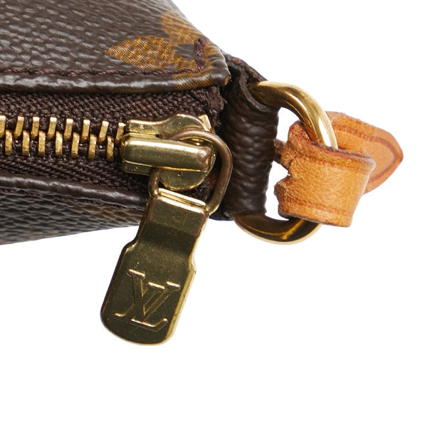 ルイ ヴィトン モノグラム ポシェット アクセソワール ハンドバッグ M51980 ブラウン PVC レザー レディース LOUIS VUITTON 【中古】