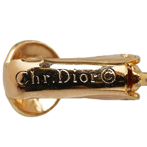 ディオール CDロゴ イヤリング ゴールド メッキ レディース Dior 【中古】
