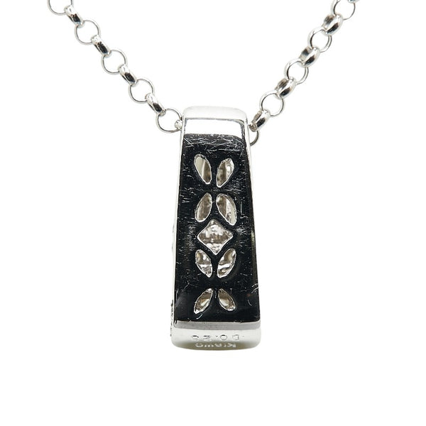 ノーブランド K18WG ホワイトゴールド ダイヤ0.25ct ペンダントネックレス レディース no brand 【中古】