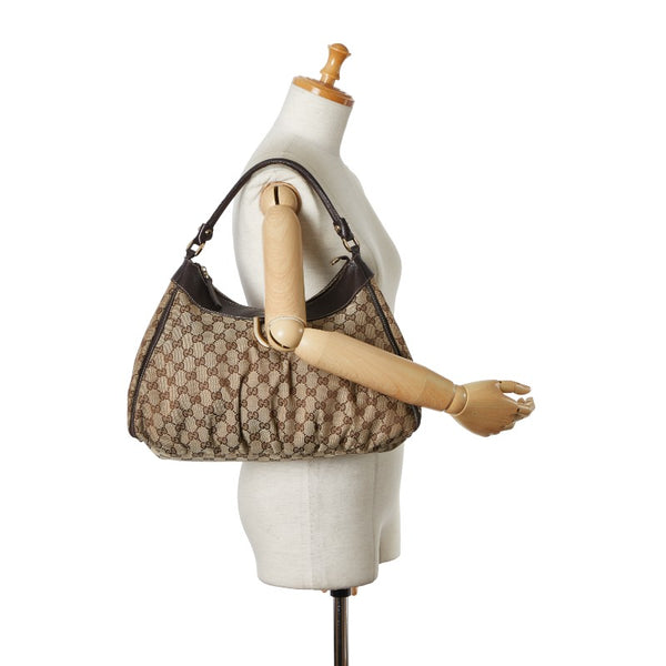 グッチ GGキャンバス アビー ワンショルダーバッグ 189833 ブラウン キャンバス レザー レディース GUCCI 【中古】