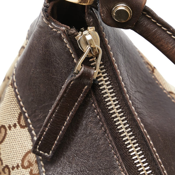 グッチ GGキャンバス アビー ワンショルダーバッグ 189833 ブラウン キャンバス レザー レディース GUCCI 【中古】