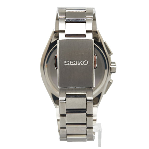 セイコー アストロン ネクスター 腕時計 SBXY065 ソーラー電波時計 ネイビー文字盤 ステンレススチール メンズ SEIKO 【中古】