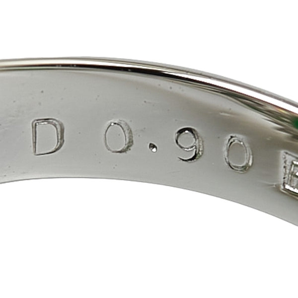 Pt900 プラチナ ひすい7.26ct ダイヤ0.90ct リング 指輪 レディース 11号 【中古】