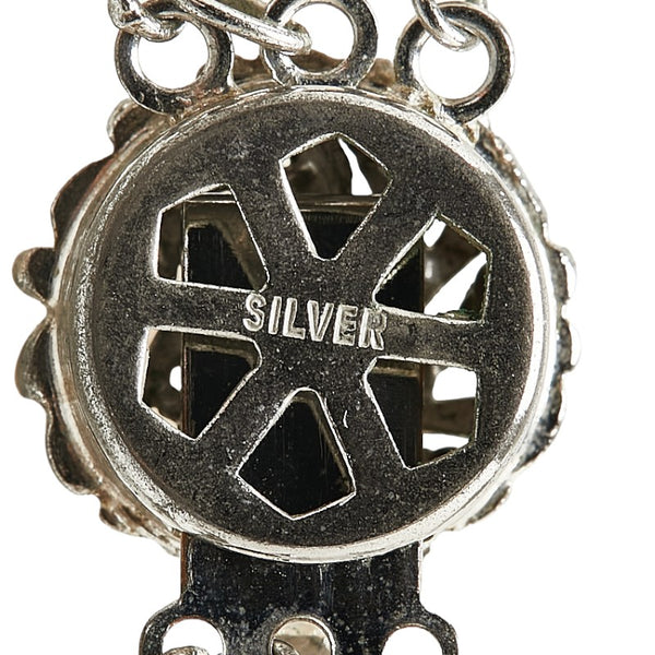 SV925 シルバー アコヤパール6.5～7mm ネックレス 2連 レディース 【中古】