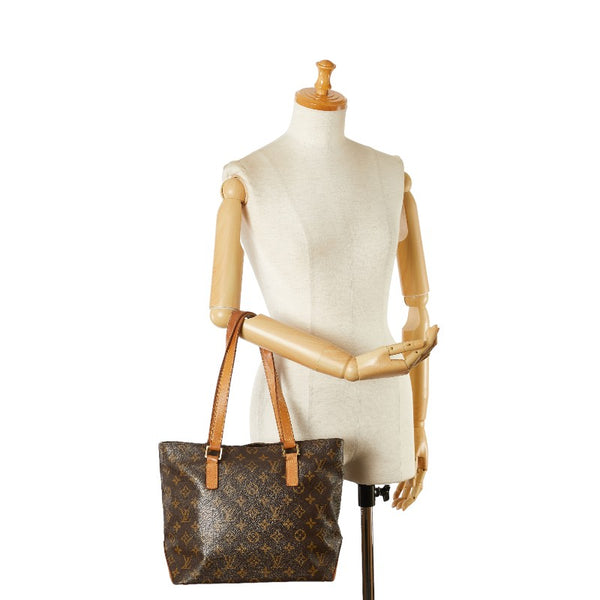 ルイ ヴィトン モノグラム カバピアノ ハンドバッグ トートバッグ M51148 ブラウン PVC レザー レディース LOUIS VUITTON 【中古】