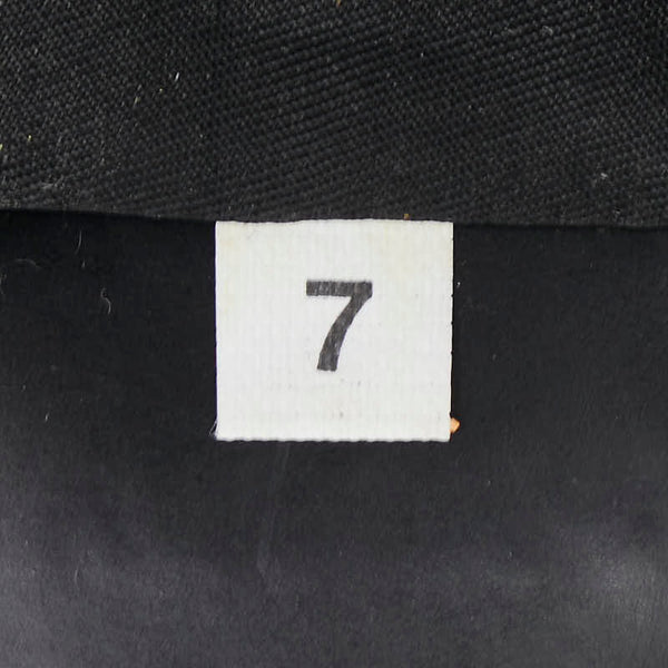 プラダ 三角ロゴプレート ポーチ ブラック ナイロン レザー レディース PRADA 【中古】