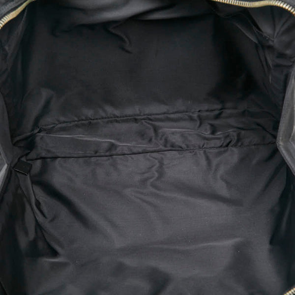 シャネル ココマーク ニュートラベルライン トートバッグ ショルダーバッグ ブラック キャンバス レザー レディース CHANEL 【中古】