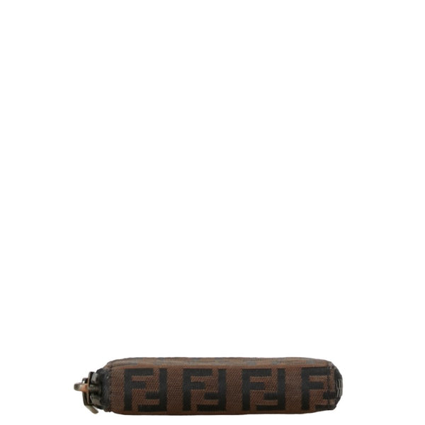 フェンディ ズッカ コインケース 8M0070 ブラウン キャンバス レディース FENDI 【中古】