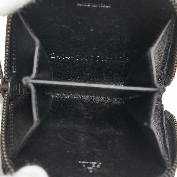 フェンディ ズッカ コインケース 8M0070 ブラウン キャンバス レディース FENDI 【中古】