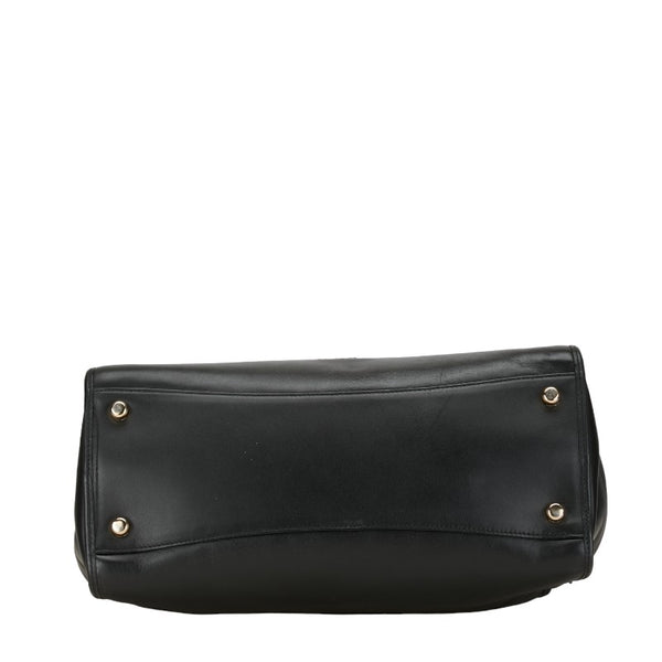 コーチ グラマシー サッチェル ハンドバッグ ショルダーバッグ 2WAY 33549 ブラック レザー レディース COACH 【中古】