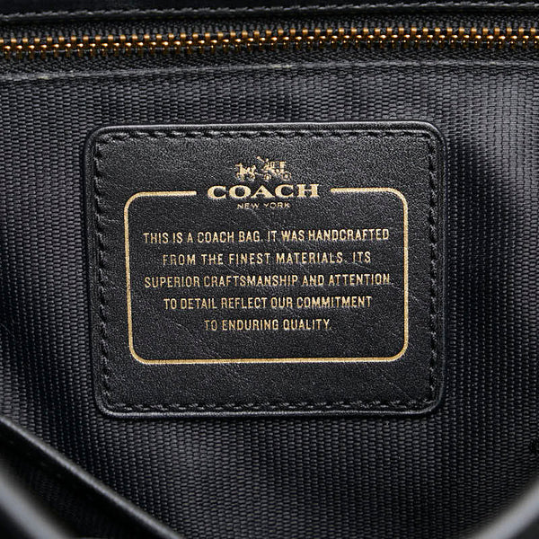 コーチ グラマシー サッチェル ハンドバッグ ショルダーバッグ 2WAY 33549 ブラック レザー レディース COACH 【中古】