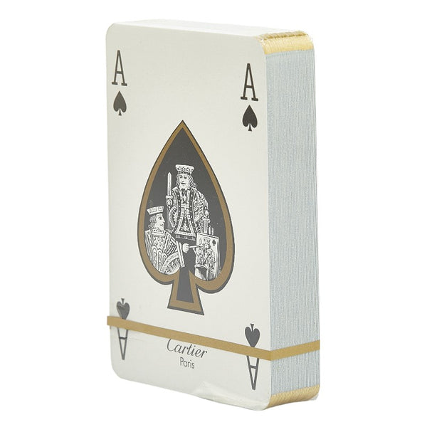 カルティエ トランプ カード 2組セット ホワイト レッド 紙 レディース CARTIER 【中古】