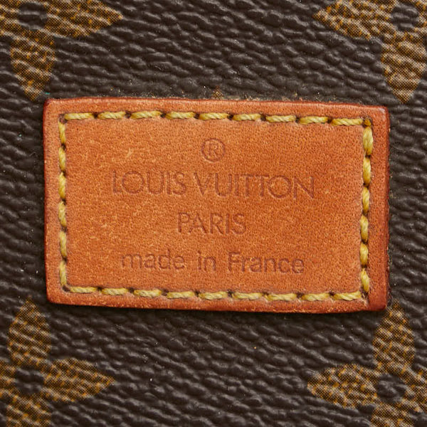 ルイ ヴィトン モノグラム ソミュール35 ショルダーバッグ M42254 ブラウン PVC レザー レディース LOUIS VUITTON 【中古】