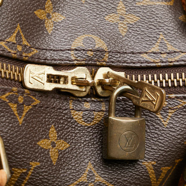 ルイ ヴィトン モノグラム キーポル50 ボストンバッグ M41426 ブラウン PVC レザー レディース LOUIS VUITTON 【中古】