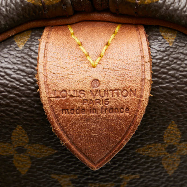ルイ ヴィトン モノグラム キーポル50 ボストンバッグ M41426 ブラウン PVC レザー レディース LOUIS VUITTON 【中古】