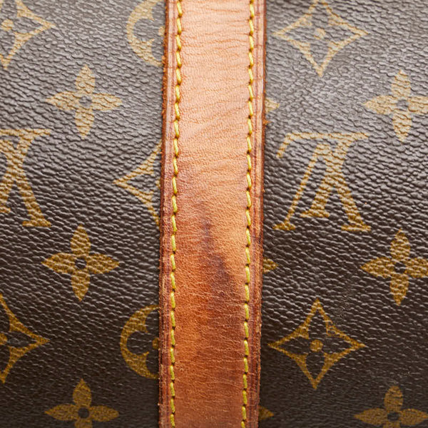 ルイ ヴィトン モノグラム キーポル50 ボストンバッグ M41426 ブラウン PVC レザー レディース LOUIS VUITTON 【中古】