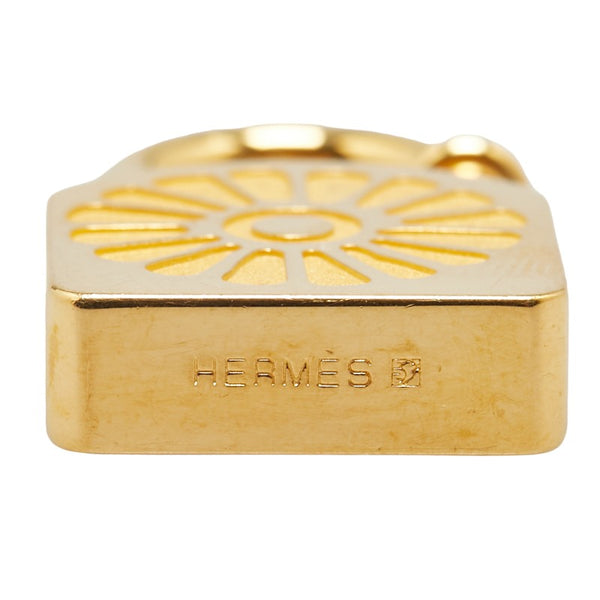 エルメス Sun 太陽  カデナ ゴールド メッキ レディース HERMES 【中古】
