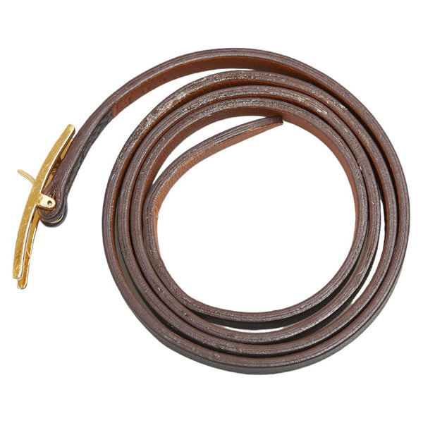 エルメス アピ3 ブレスレット ブラウン レザー レディース HERMES 【中古】