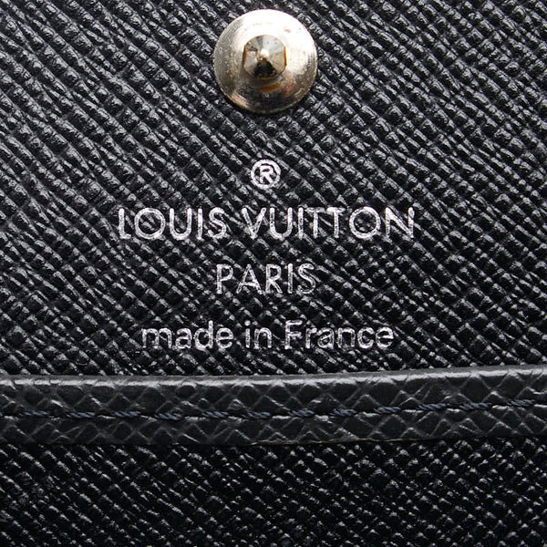 ルイ ヴィトン タイガ ポルトモネ ボワット コインケース M30382 アルドワーズ ブラック レザー レディース LOUIS VUITTON 【中古】
