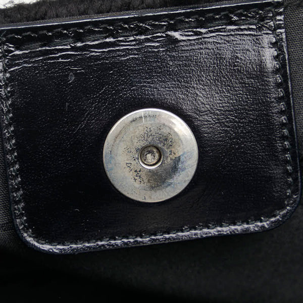 サルヴァトーレフェラガモ ガンチーニ ハンドバッグ ブラック ムートン レディース Salvatore Ferragamo 【中古】