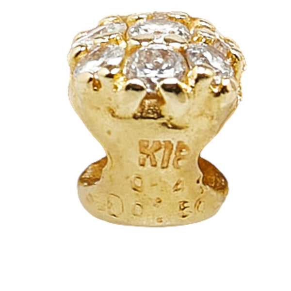 K18YG イエローゴールド ルビー0.41ct ダイヤ0.60ct ハートモチーフ ネックレス レディース 【中古】
