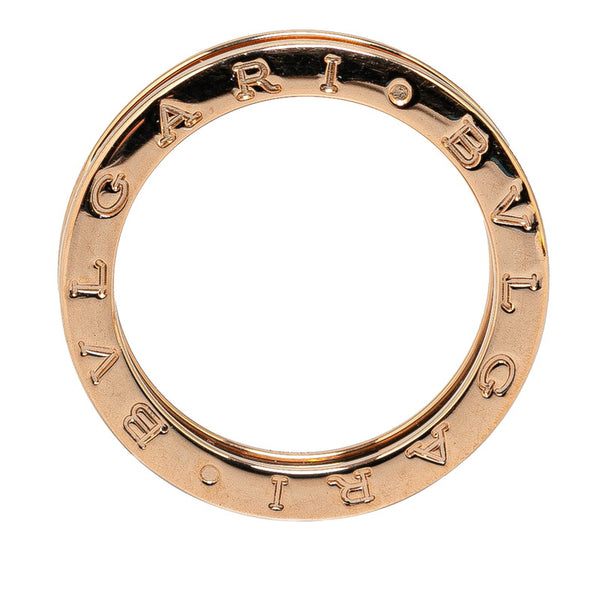 ブルガリ B-ZERO ビーゼロワン 1バンド リンク 指輪 ＃58 K18PG ピンクゴールド レディース BVLGARI 【中古】