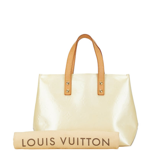 ルイ ヴィトン モノグラム ヴェルニ リードPM ハンドバッグ M91336 ペルル ホワイト パテントレザー レディース LOUIS VUITTON 【中古】