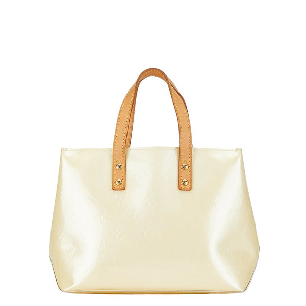 ルイ ヴィトン モノグラム ヴェルニ リードPM ハンドバッグ M91336 ペルル ホワイト パテントレザー レディース LOUIS VUITTON 【中古】