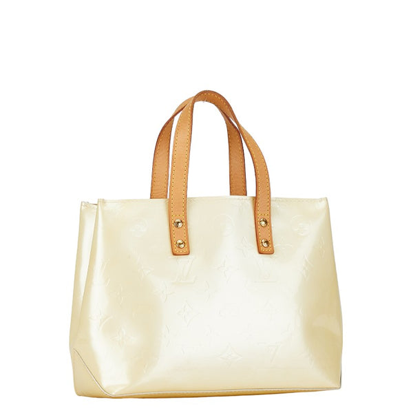 ルイ ヴィトン モノグラム ヴェルニ リードPM ハンドバッグ M91336 ペルル ホワイト パテントレザー レディース LOUIS VUITTON 【中古】