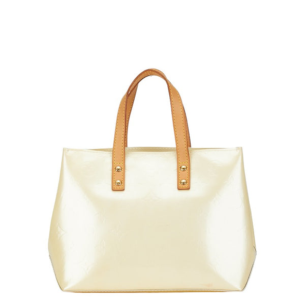 ルイ ヴィトン モノグラム ヴェルニ リードPM ハンドバッグ M91336 ペルル ホワイト パテントレザー レディース LOUIS VUITTON 【中古】
