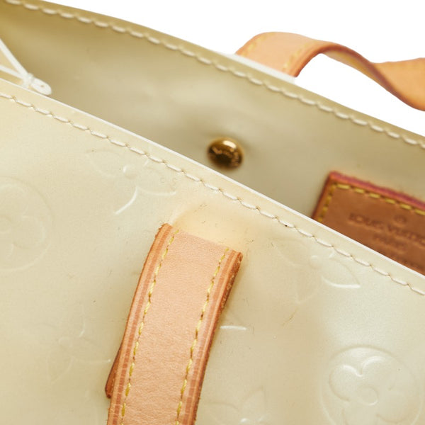 ルイ ヴィトン モノグラム ヴェルニ リードPM ハンドバッグ M91336 ペルル ホワイト パテントレザー レディース LOUIS VUITTON 【中古】