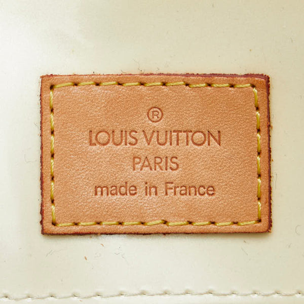 ルイ ヴィトン モノグラム ヴェルニ リードPM ハンドバッグ M91336 ペルル ホワイト パテントレザー レディース LOUIS VUITTON 【中古】