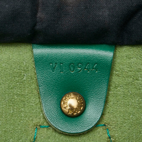ルイ ヴィトン エピ スピーディ25 ハンドバッグ ミニボストンバッグ M43014 ボルネオグリーン レザー レディース LOUIS VUITTON 【中古】
