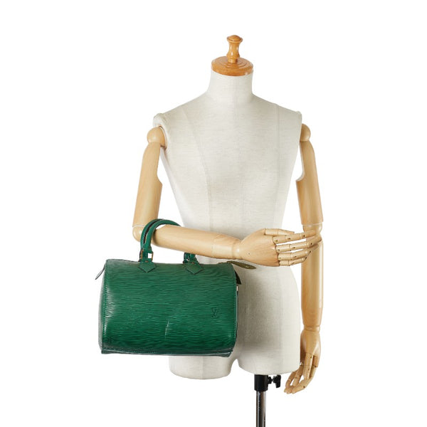 ルイ ヴィトン エピ スピーディ25 ハンドバッグ ミニボストンバッグ M43014 ボルネオグリーン レザー レディース LOUIS VUITTON 【中古】