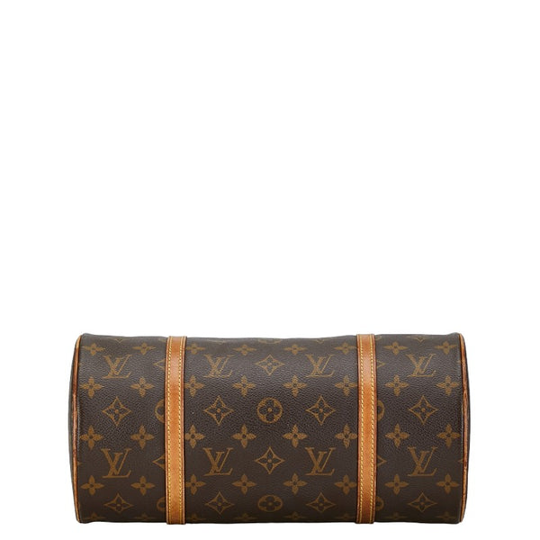 ルイ ヴィトン モノグラム パピヨン30 ハンドバッグ M51385 ブラウン PVC レザー レディース LOUIS VUITTON 【中古】