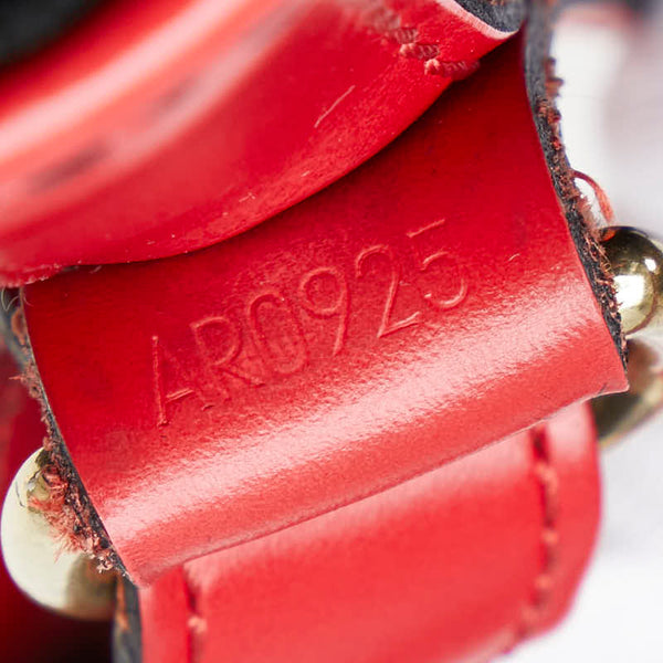 ルイ ヴィトン エピ ノエ ショルダーバッグ M44017 ノワール カスティリアンレッド ブラック レザー レディース LOUIS VUITTON 【中古】