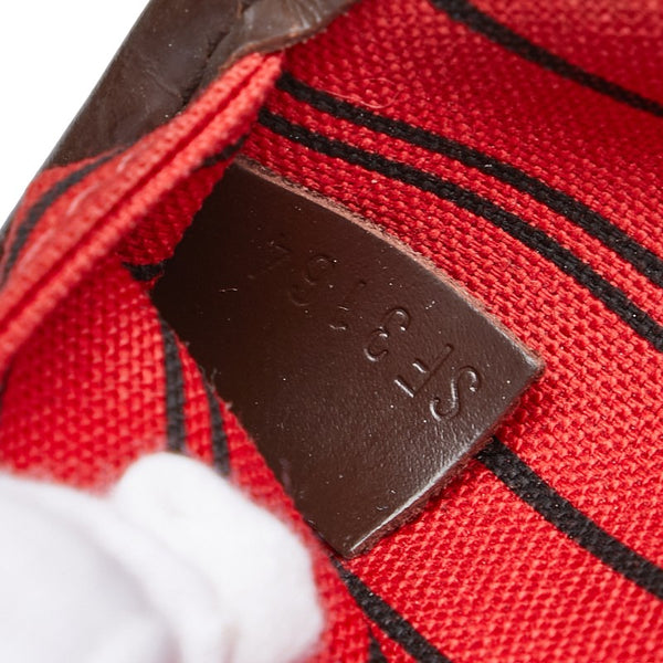 ルイ ヴィトン ダミエ ネヴァーフルMM トートバッグ ショルダーバッグ N51105 ブラウン PVC レザー レディース LOUIS VUITTON 【中古】