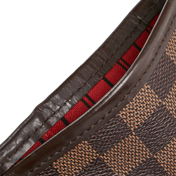 ルイ ヴィトン ダミエ ネヴァーフルMM トートバッグ ショルダーバッグ N51105 ブラウン PVC レザー レディース LOUIS VUITTON 【中古】