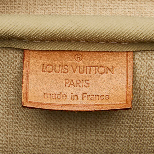 ルイ ヴィトン モノグラム ドーヴィル ハンドバッグ M47270 ブラウン PVC レザー レディース LOUIS VUITTON 【中古】