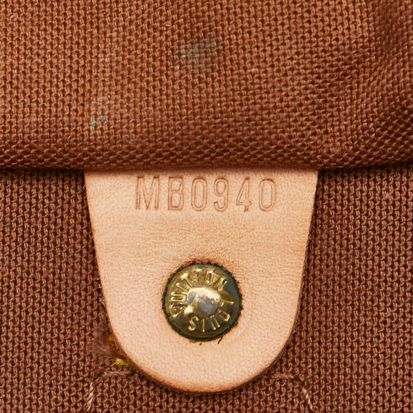 ルイ ヴィトン モノグラム ピーディ40 ハンドバッグ ボストンバッグ M41522 ブラウン PVC レザー レディース LOUIS VUITTON 【中古】
