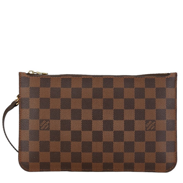 ルイ ヴィトン ダミエ ネヴァーフル MM/GM 付属 ポーチ ブラウン PVC レザー レディース LOUIS VUITTON 【中古】