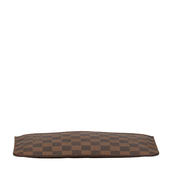 ルイ ヴィトン ダミエ ネヴァーフル MM/GM 付属 ポーチ ブラウン PVC レザー レディース LOUIS VUITTON 【中古】