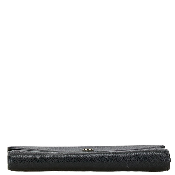 ルイ ヴィトン モノグラム アンプラント ポルトフォイユ サラ 長財布 M61182 ノワール ブラック レザー レディース LOUIS VUITTON 【中古】