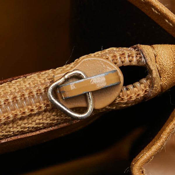 グッチ GGキャンバス 長財布 ラウンドファスナー 035.4276.2152 ブラウン キャンバス レディース GUCCI 【中古】