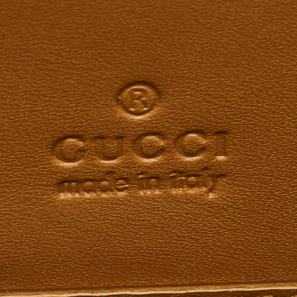 グッチ GGキャンバス 長財布 ラウンドファスナー 035.4276.2152 ブラウン キャンバス レディース GUCCI 【中古】