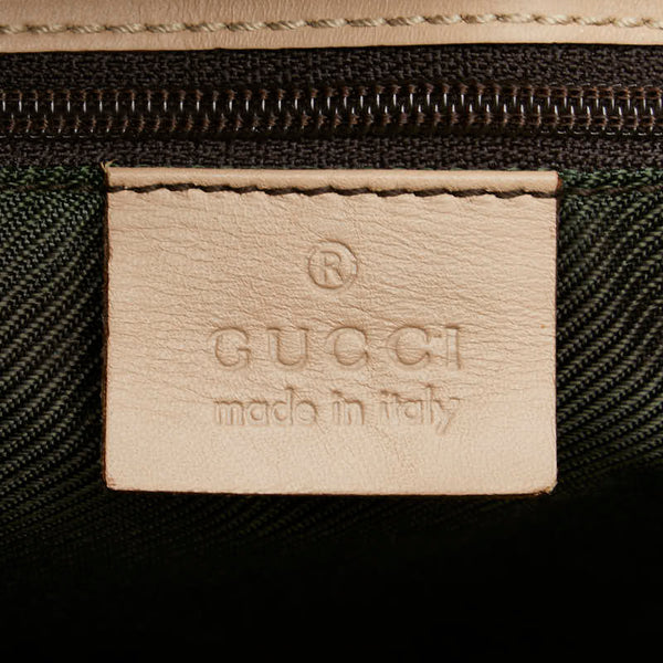グッチ GGキャンバス ワンショルダーバッグ 33900 ベージュ キャンバス レザー レディース GUCCI 【中古】