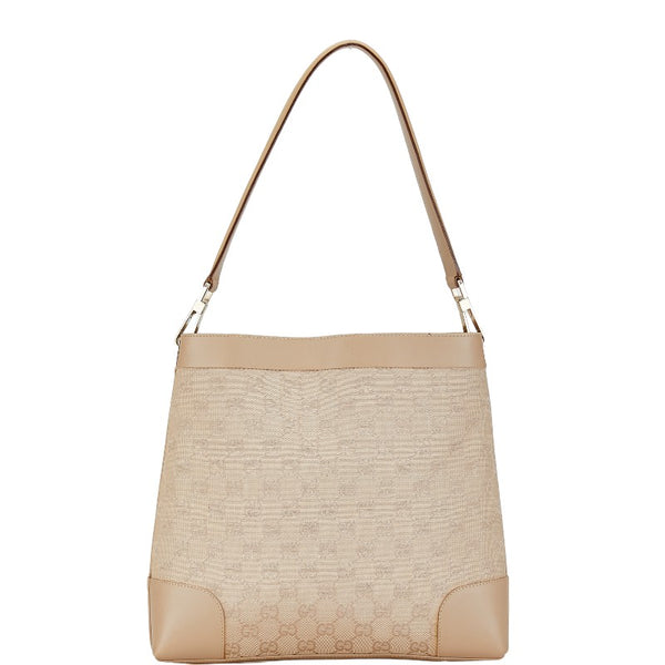 グッチ GGキャンバス ワンショルダーバッグ 33900 ベージュ キャンバス レザー レディース GUCCI 【中古】