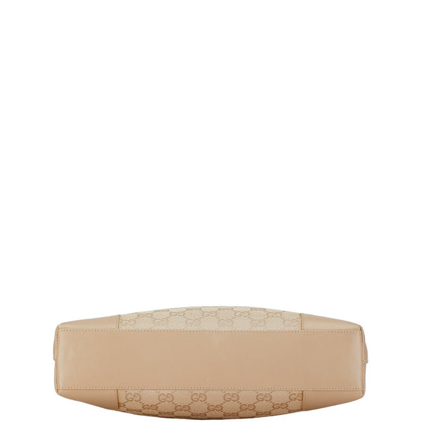 グッチ GGキャンバス ワンショルダーバッグ 33900 ベージュ キャンバス レザー レディース GUCCI 【中古】