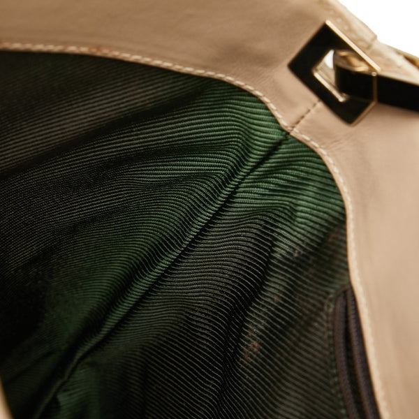 グッチ GGキャンバス ワンショルダーバッグ 33900 ベージュ キャンバス レザー レディース GUCCI 【中古】