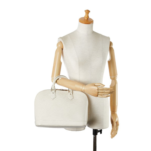 ルイ ヴィトン エピ アルマPM ハンドバッグ M4030J イヴォワール ホワイト レザー レディース LOUIS VUITTON 【中古】